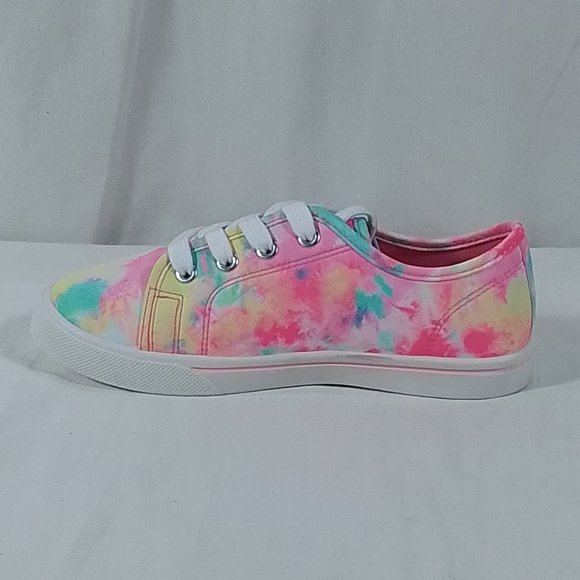 Little Girl's So Zebu Tie Dyed Canvas Tennis Shoe - 3 - NIB - Picture 4 of 7